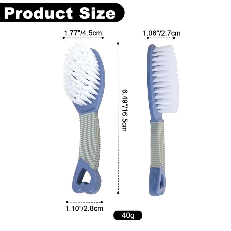 Blue Small Short Haire Dog Brush for Shedding 6.5in/16.5cm