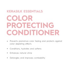 KERASILK Color Protecting Shampoo | Prevents Premature Color Fading |Provides Hydration & Enhances Shine | For Color Treated & Lightened Hair | Ideal For All Hair Types & Textures | 75 ml