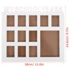 Alipis Year Photo Display Holder, White Pvc Frame, 11x9.8 Inches,