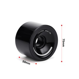 maxfind 75mm 78A Skateboard Wheels – Soft Polyurethane Longboard & Electric Cruiser Wheels, Set of 4 (No Bearings)