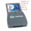 Sagem CompactFlash to MS Pro/MS/MMC/SM/SD/xD Card Adapter - Turn your