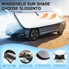 SLOGENTO Custom Fit Windshield Sun Shade for Nissan Frontier 2022-2026,