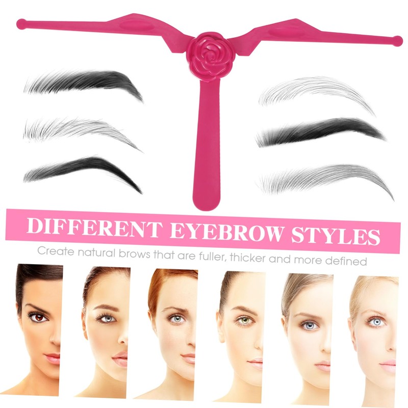 FRCOLOR 1pc Adjustable Eyebrow Ruler for Precise Shaping Handheld Makeup