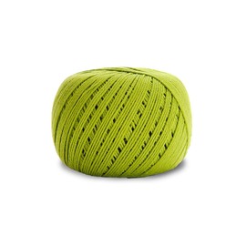 Circulo Amigurumi Hilo 100% algodón virgen brasileño mercerizado – hilo de algodón para ganchillo y tejer, hilo suave, arte de hilo verde, hilo de peso deportivo, 4.5 onzas, 278 yardas, color 5800 – pistacho