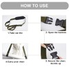 GORGECRAFT Pack of 2 Carry Straps for Beach Chairs, Adjustable