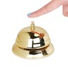 TOYANDONA Golden Hand Pressing Service Bell Restaurant Call Bell Reception