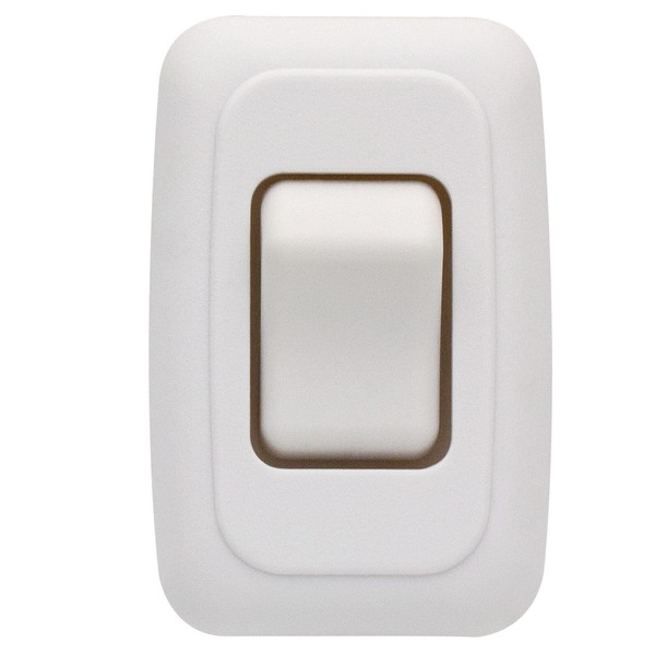 FBULWSEC Single SPST On-Off Switch with Bezel, Technology Components 12V