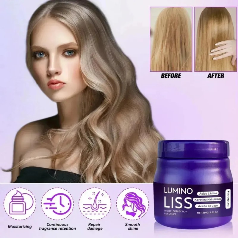 Ax/ Xt Crema Alisadora De Cabello Lumino Lis, Reparadora /