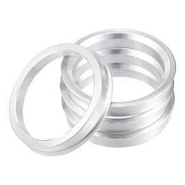 X AUTOHAUX 4pcs OD 64.1mm to ID 54.1mm Aluminum Alloy Car Auto Hub Centric Rings Wheel Bore Center Spacer Replacement