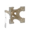 Light Gold and Silver Eiffel Tower Ornaments, 2 Assorted