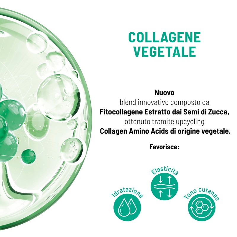 Equilibra, Collagene Vegetale Crema Viso Anti-rughe Rimpolpante, 50 ml ,