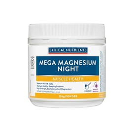 Ethical Nutrient Mega Magnesium Night Powder 126g / 에티컬뉴트리언트 메가마그네슘 나이트 파우더 126g