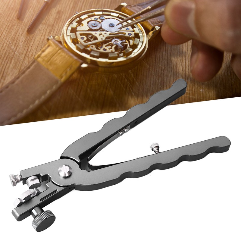 Watch Strap Hole Puncher Anti Slid Multifunction Precise Ergonomic Leather