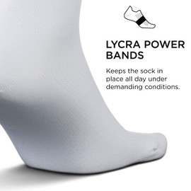 Feetures Unisex High Performance Ultra Light Quarter Sock (X-Large, White)