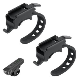 KDSSYFT Bicycle Light Bands, 2 Pack Bicycle Light Holder, Rubber Band, Light Bracket, Car Light Not Included, Easy Installation, Fall Prevention, Adjustable Mount, Bracket Replacement, Fixing