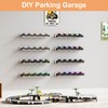 upsimples 12 Pack Acrylic Shelves Wall Organizer and Storage, 15"
