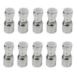 PAKA TOOLS 10643 8-8  HYDRAULIC HOSE FITTINGS 1/2" FJIC 10PK, FITS FOR PARKER, 10 PCS