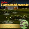 X-octenol 4 Pack Mole Repellent for Lawns Solar Powered Gopher