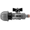 mdpe Compression Water Supply Pipe Fitting to Metal Butterfly Valve-Universal