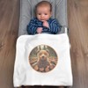 Azeeda 'Smiling Bear Cub' Cotton Baby Blanket/Shawl (BY00039768)