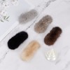 Lala 천연 밍크털 똑딱핀(LALA-H676) Natural Mink Fur Hair Clip (LALA-H676)