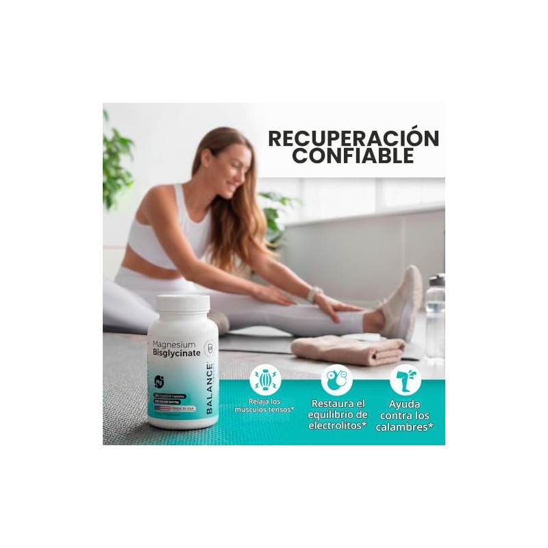 Balance Breens Bisglicinato de magnesio - 120 cápsulas vegetales