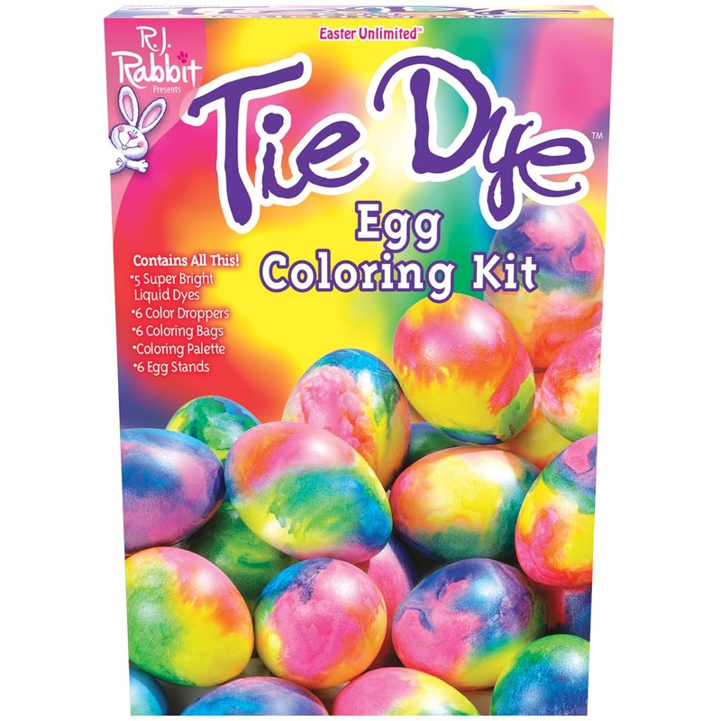 Fun World Easter Unlimited Tie Dye Egg Coloring Kit