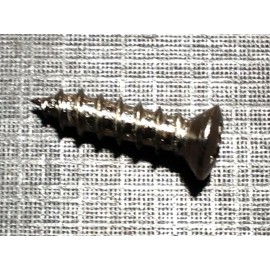 Auveco 25pcs Ford #8 x 5/8" w/#6 head garnish door windshield moulding screws nickel