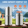 Happybuy Gravity-fed Water Filter System, 2.25G 304 Stainless-Steel Countertop System,