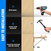 Pisman Adjustable Shelf Brackets,Closet Rod Holders Heavy Duty for Closet