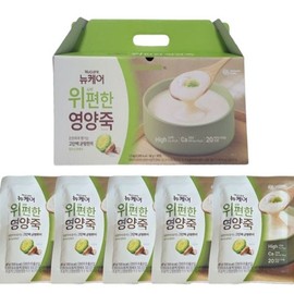 (NS홈쇼핑)뉴케어 위WE 편한 영양죽파우더 40g 30포  어르신 요양원 고칼슘 선물 고단백 비..35686878 (NS Home Shopping) New Care WE Comfortable Nutritional Porridge Powder 40g 30 Packs High Calcium Gift for Seniors Nursing Home High Protein