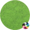 Round Place Mat Felt Coaster in 35 cm, Apple Green