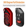 Sindeda for Jeep Key Fob Cover with Keychain Soft Full