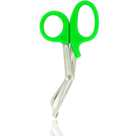 PARAMEDIC UTILITY NEON GREEN BANDAGE FIRST AID TRAUMA EMT EMS SHEARS SCISSORS 7.25 INCH STAINLESS STEEL (LAJA IMPORTS BRAND)