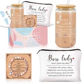 Boss Lady Gifts for Women, Thank You for Women Lady Appreciation Day Gift, Funny Boss Gifts for Women Men, Administrative Professional Manager Office Leader Graduation Birthday Appreciation Gifts