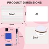 Set of 24 Dry Erase Boards, Double Sided Small Whiteboards