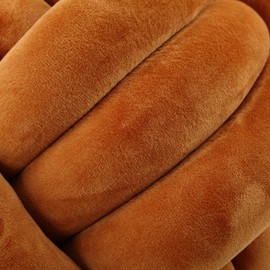 Petrella Knot Pillows Ball Pillows Home Decor Cushion Decorative Aesthetic Throw Pillows，Caramel 13inch