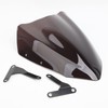 Minho Black Motorcycle Windshield Fit for Honda grom MSX125 2013-2016
