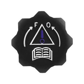 Car Radiator Coolant Fuel Cap Black ABS Car Radiator Coolant Collection Tank Lid Replacement Fit for Peugeot 106 II 107 108 206 207 208 307 308