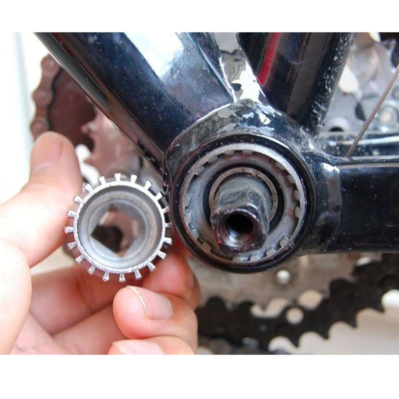 Emotree Bicycle Crank Puller, 2 in 1 Tool Set, Bottom