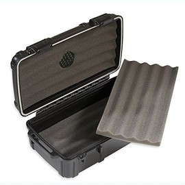 Herf-a-Dor Travel Humidor 10 Cigar Capacity - Durable, Airtight, Crushproof Travel Humidor