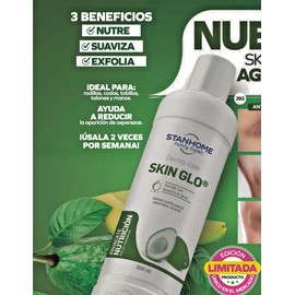 STANHOME DERMA CARE SKIN GLO AVOCADO EXFOLIATING BODY CREAM  300 ml. NEW!