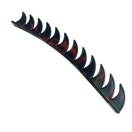 HHongJM Mohawk for Helmet Wigs Hair Helmet Mohawk Decoration Hawk for Motorcycle Bicycle Snowboarding Skiing Biking Cycling Helmets Black Mixed Red Color (Helmet Not Included)