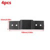 Antrader Square Tube Strap Clamp,4Pcs Square Pipe Clamp Tube Buckle