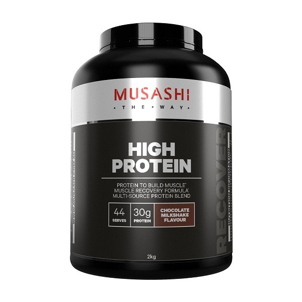Musashi High Protein Powder - Chocolate Milkshake 2kg