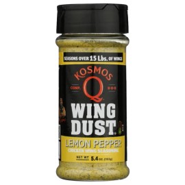 Kosmos Q Seasoning Wing Lemon Pepper 5.4 Oz (Pack of 6)