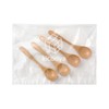 kicoriya Set of 4 Natural Wood Cafe Style Tea Spoons