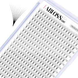 Generic Premade Lash Fans 320 Fans, 10D-0.05-C/D Curl Premade Eyelash Extensions, 8-15mm Lashes, PBT Material, White, Sheet, False-Eyelashes, Eyelash Extension