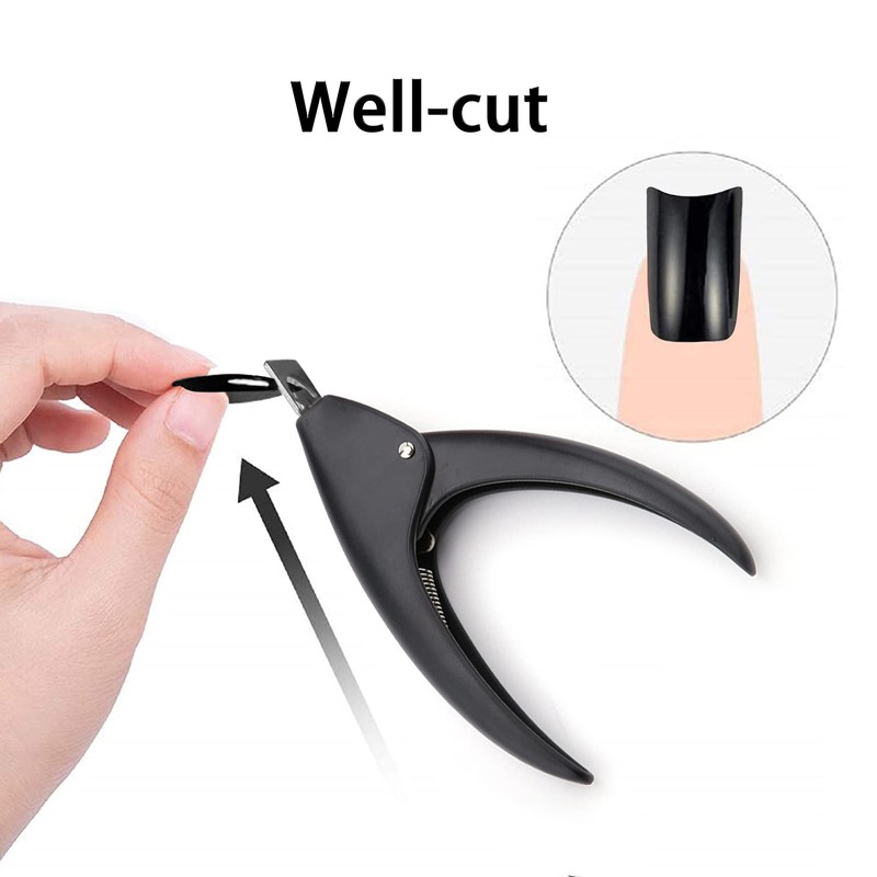 JeoPoom Nail Clipper, Acrylic Nail Tips Cutter, Professional Manicure Pedicure