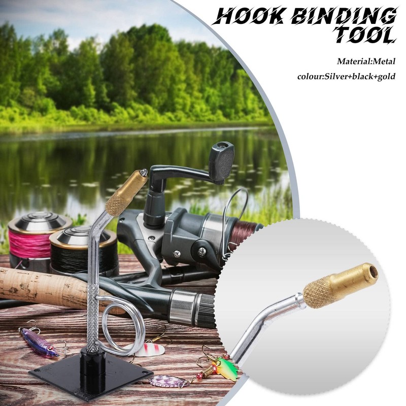 Dovhmoh Portable Fly Tying Vice Base Rotary C Clamp with